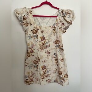 DOEN silk + cotton mini dress